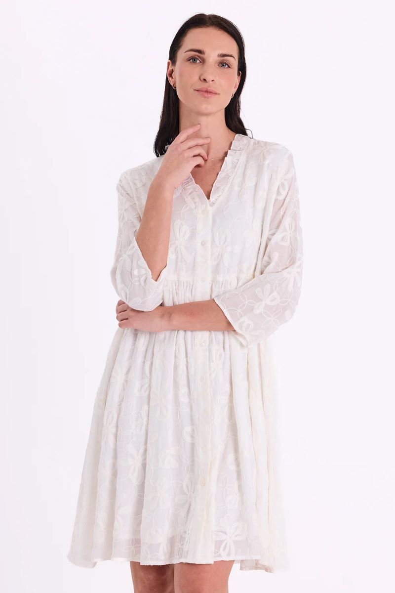 Dress Randy Star Off-white