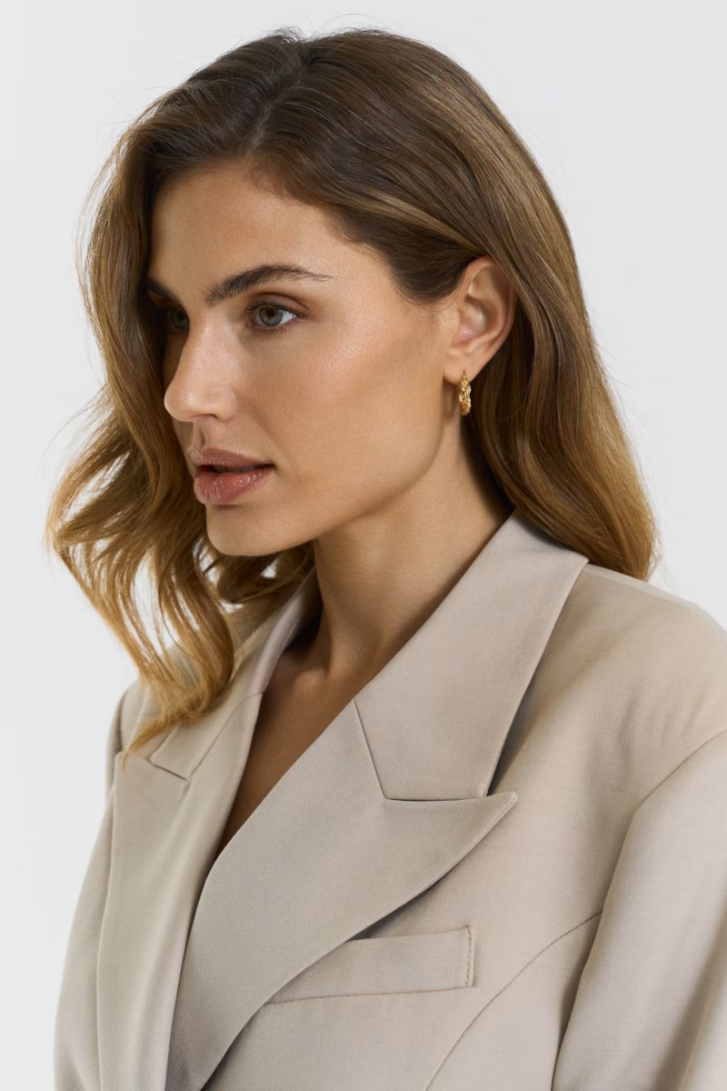 Lini Hoops Gold Plated