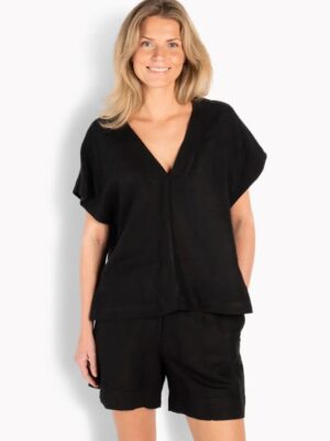 Simone Top Jet Black