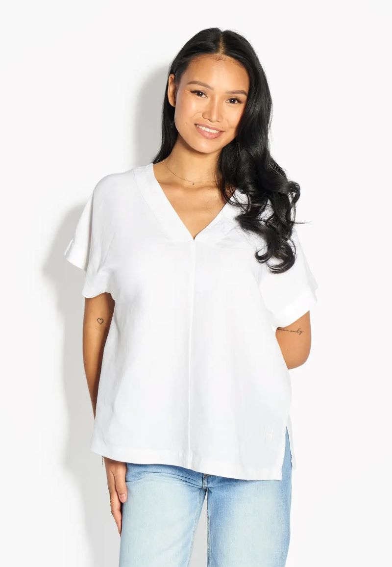 Simone Top White Alyssum