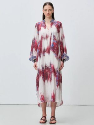 Dress Multi Blue Red