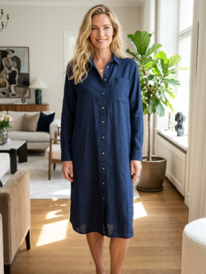 Skjortklänning Lava Navy Blazer