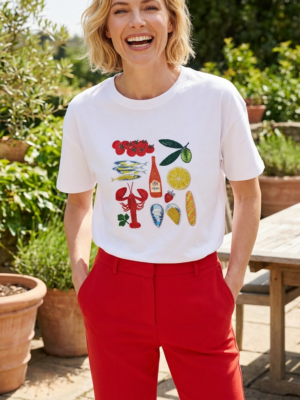 T-shirt print Vit