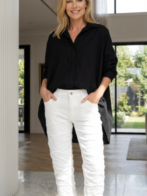 Jeans Baggy Vit