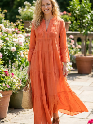 Long Dress Orange