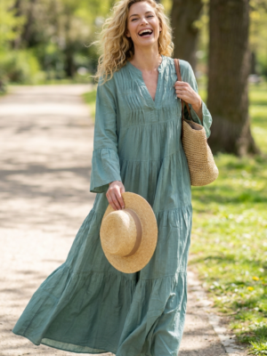 Long Dress Green