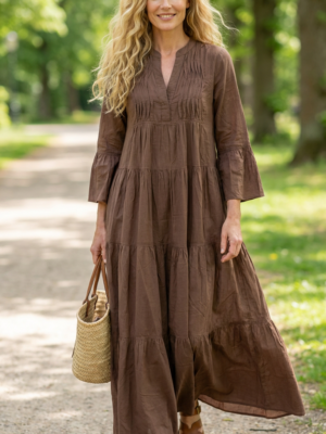 Long Dress Brown