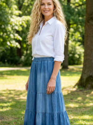 Jeanskjol Tencel