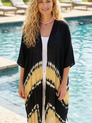 Long Kimono Arezzo Black