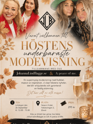 Biljett: Modevisning - Lördagen den 26 September