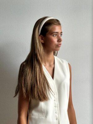 Diadem COLETTE Creme Satin