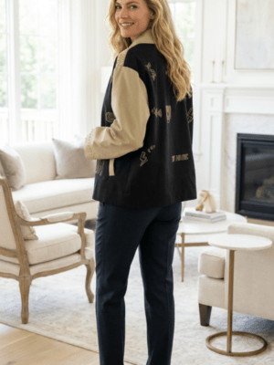 Short trench coat - with contrasting back and detail