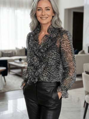 Alexis Blouse Black Platina