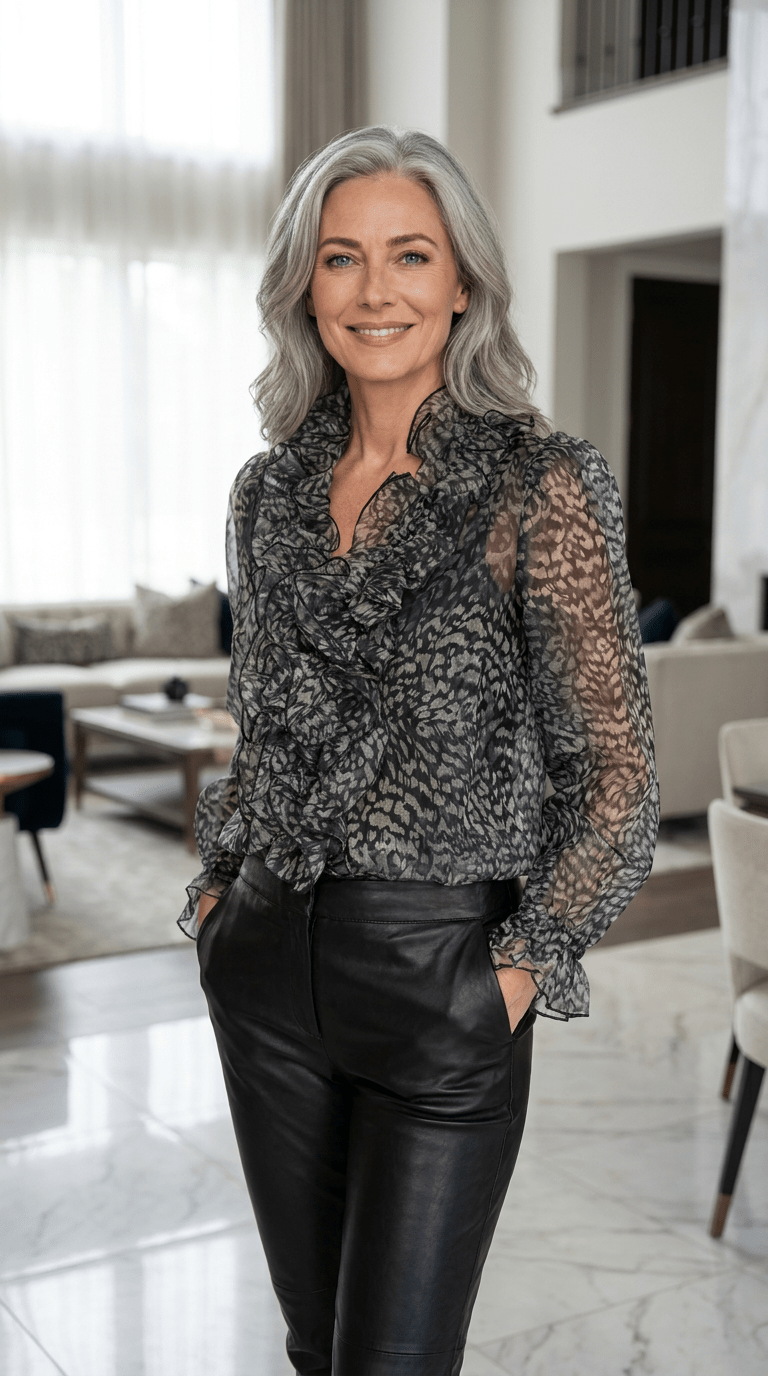 Alexis Blouse Black Platina