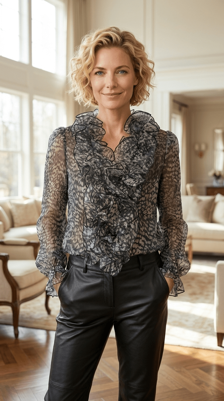 Alexis Blouse Black Platina - Image 2