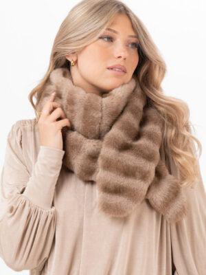 Minerva Muffler Scarf Truffle Sand