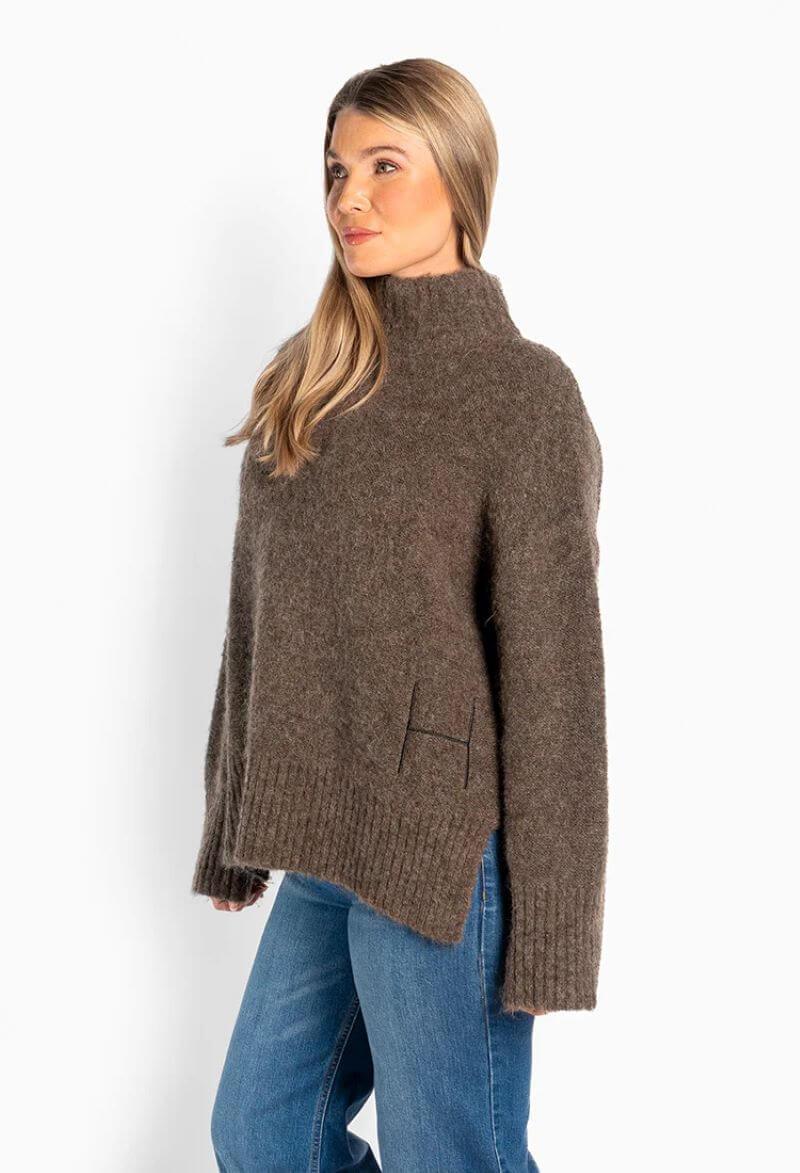 Noelle Sweater Brown - Image 3