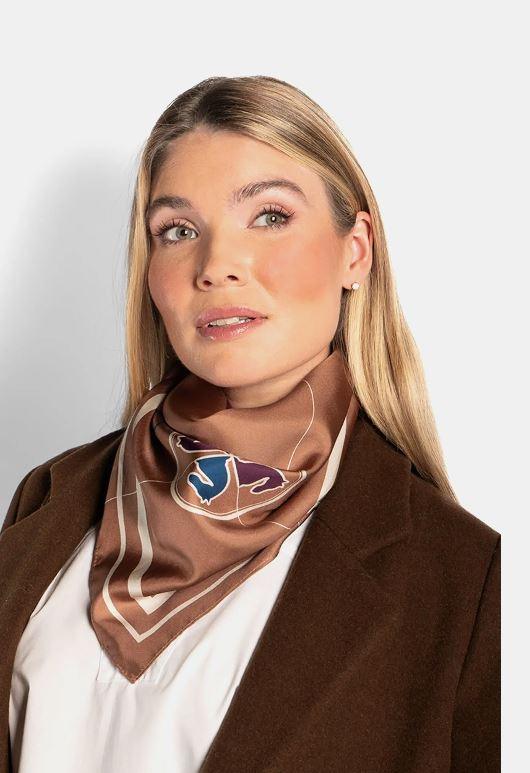 Annie Silk Scarf Large Thrush