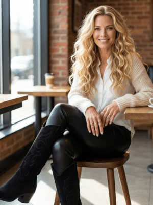 Cowboy Boots Black
