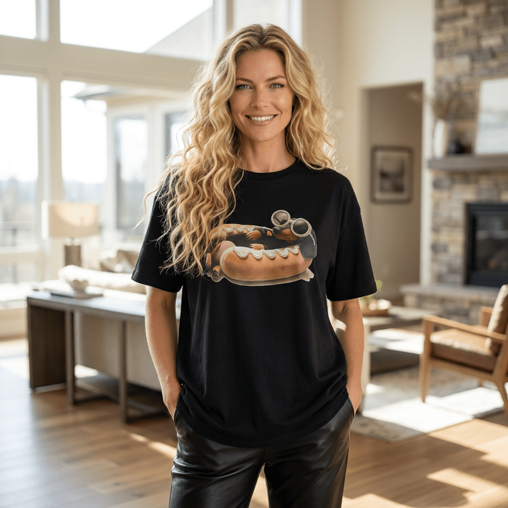 Irma T-Shirt Svart Hot Dog