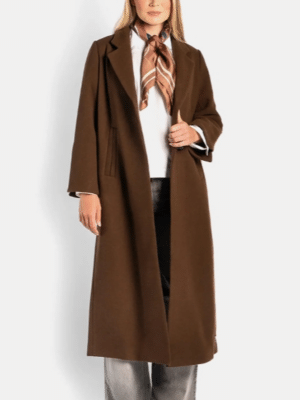 Mathea Coat Dark Earth