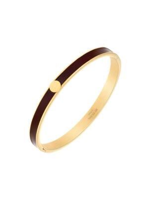Palermo bangle brown gold