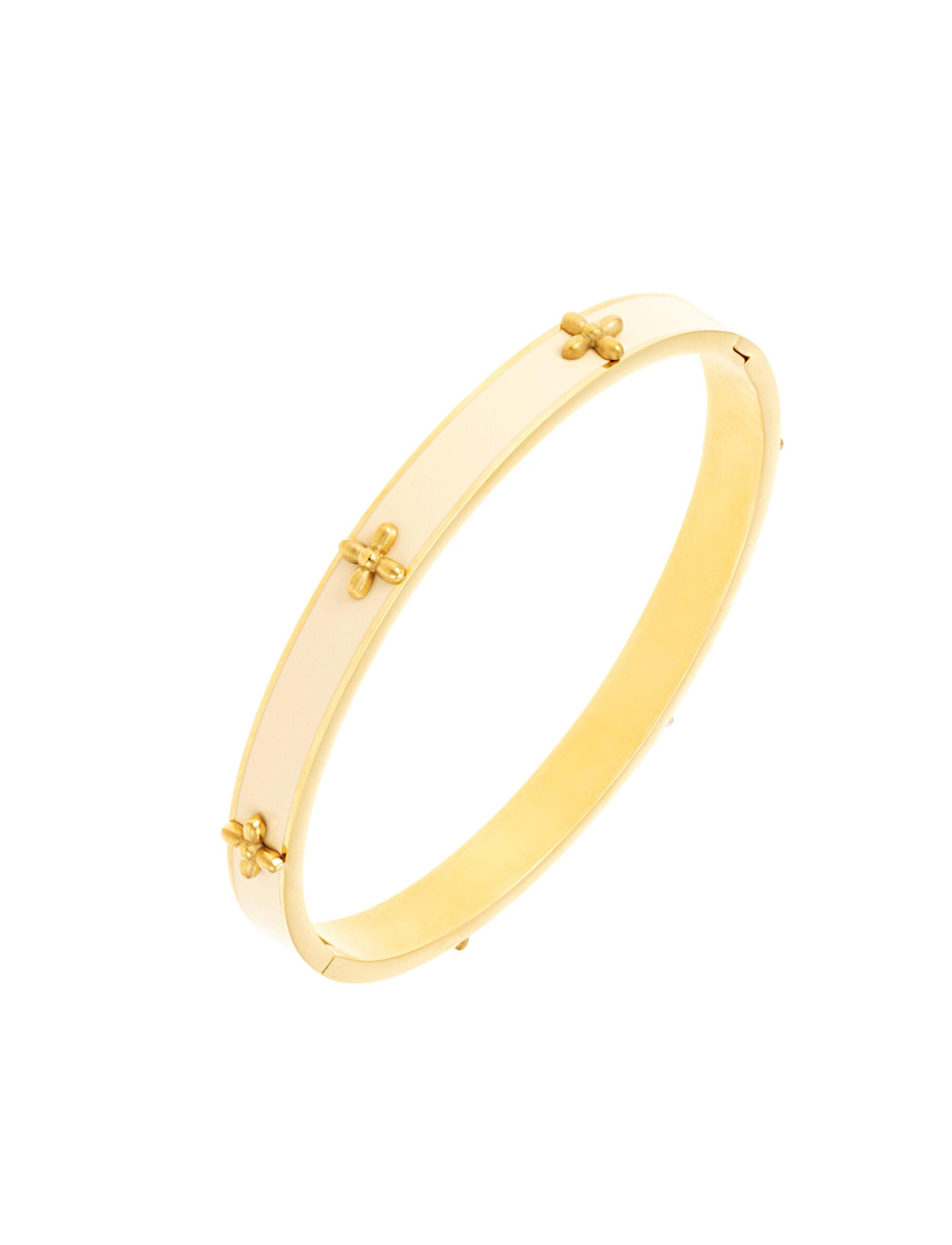 Valencia bangle nude gold