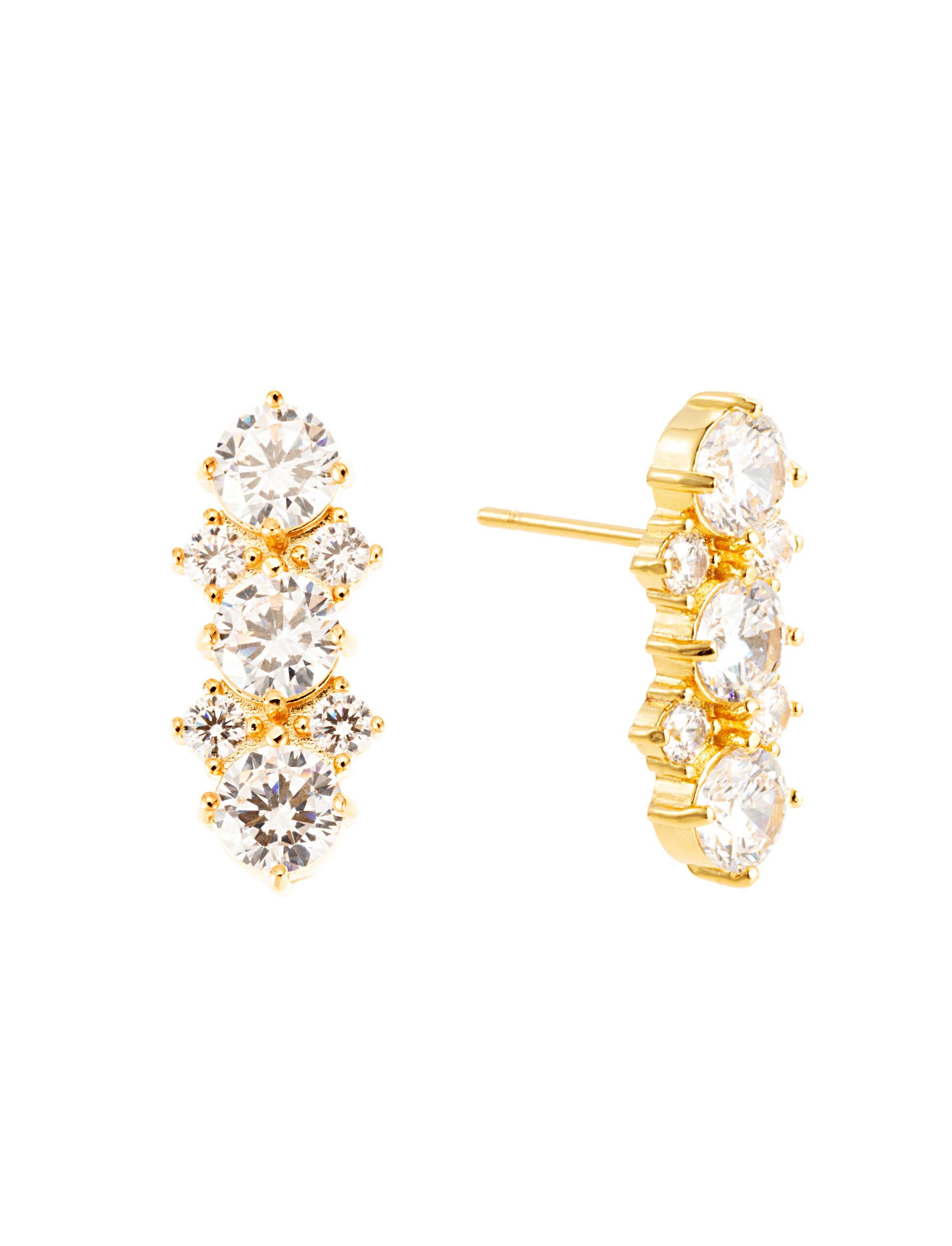 Rhodos earring gold