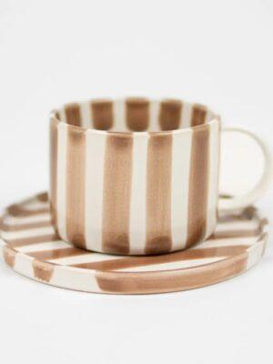 Monica kopp med fat beige